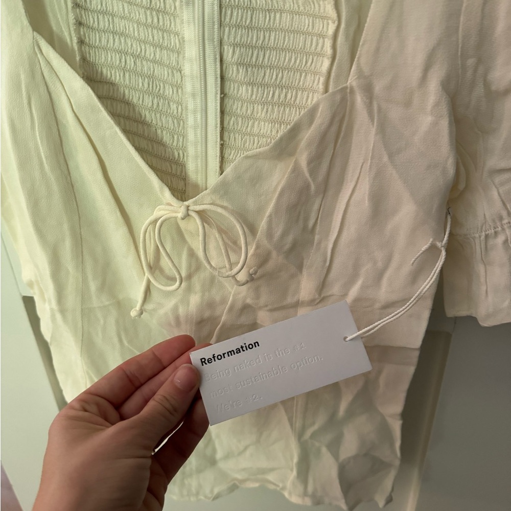 NWT Reformation Delevan top - Picture 6 of 7